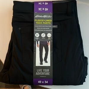 Eddie Bauer - Fleece lined tech pants 40x34